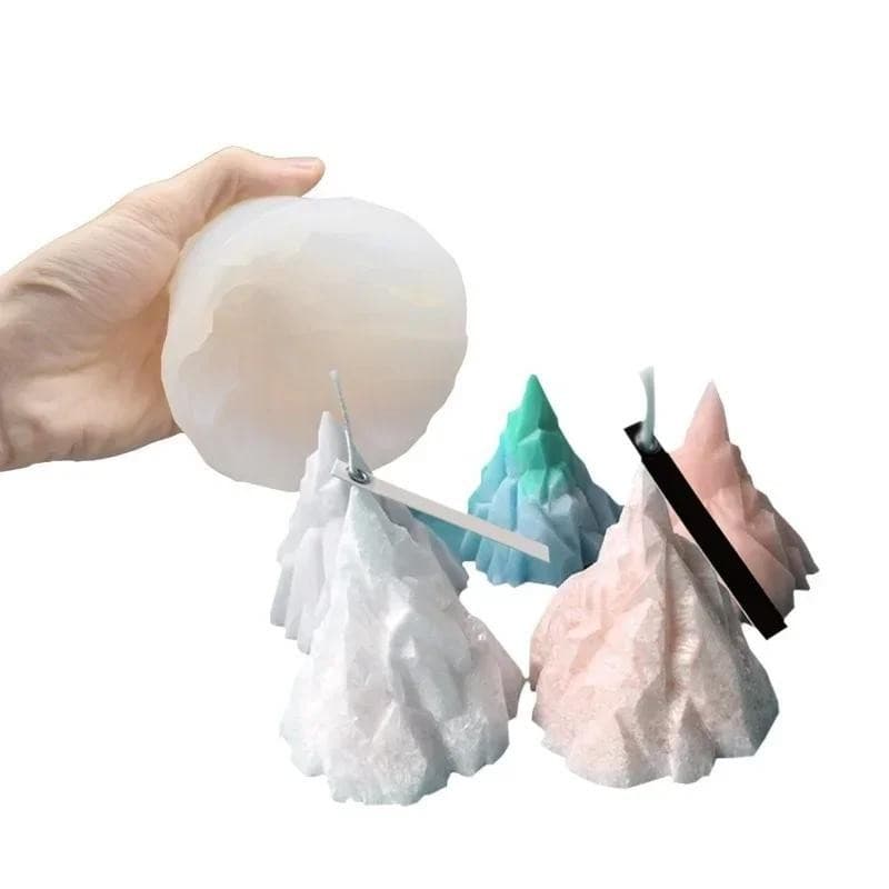 Molde de Silicone para cozimento DIY de Chocolate em forma de Iceberg
