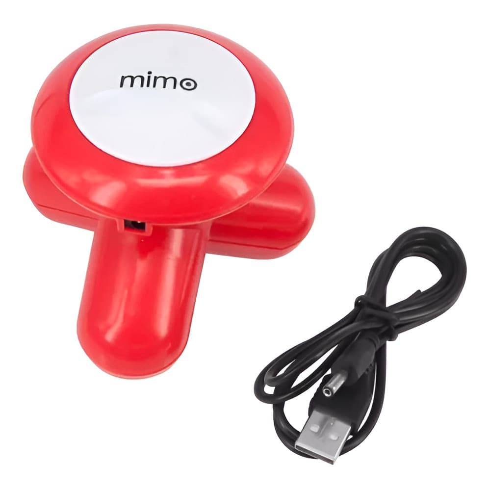 Mini Massageador Mimo Portátil Corporal Pilhas E Usb Relaxar