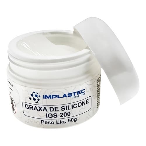 Graxa De Silicone Dielétrica 50g Pote Implastec