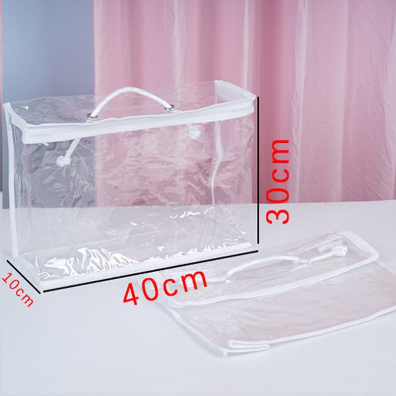 Venda quente pequeno saco de armazenamento transparente PVC embalagem de cama cobertor saco de embalagem travesseiro lug