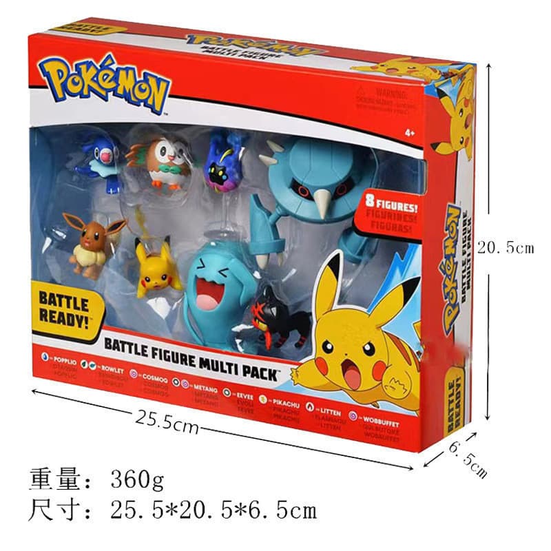 Pokémon Pokémon Figura Charizard Charizard Ultimate Combat Doll Conjunto de 10 peças Ornamentos de coleção de Anime