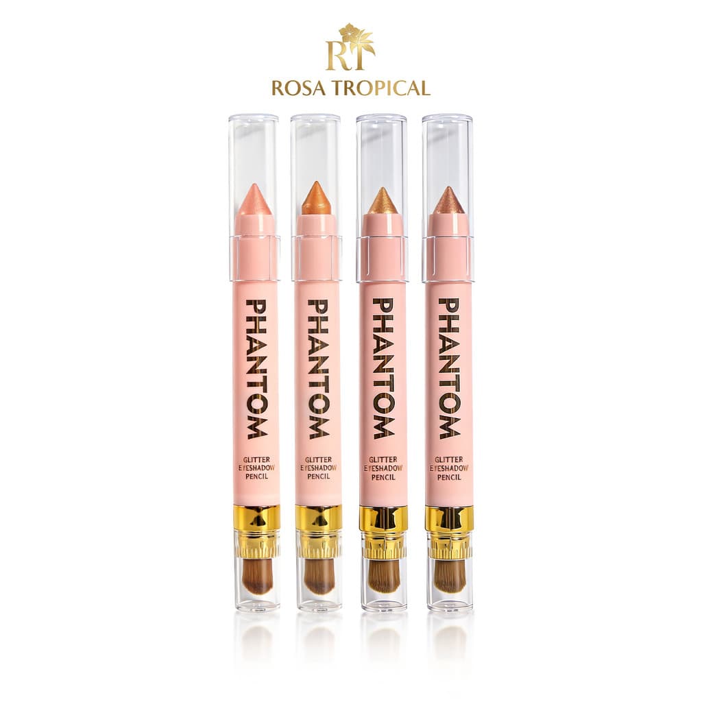 Sombra em Caneta Rosa Tropical À Prova D'água e Suor Longa Duração Fácil Aplicação Make 14,5g