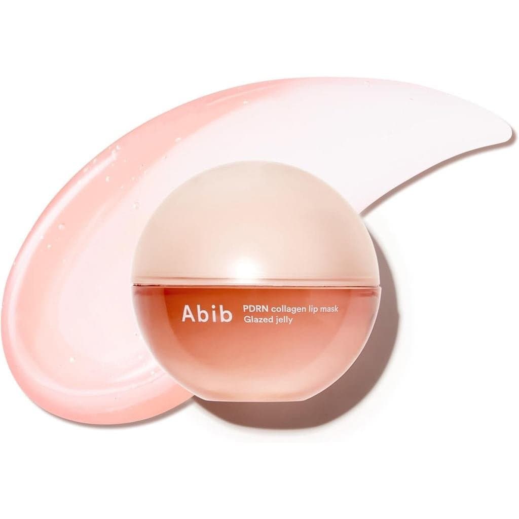 Máscara Labial de Colágeno PDRN Abib Glazed Jelly 0,38 fl oz |   Bálsamo Labial Coreano, Máscara Noturna Hidratante, Tra