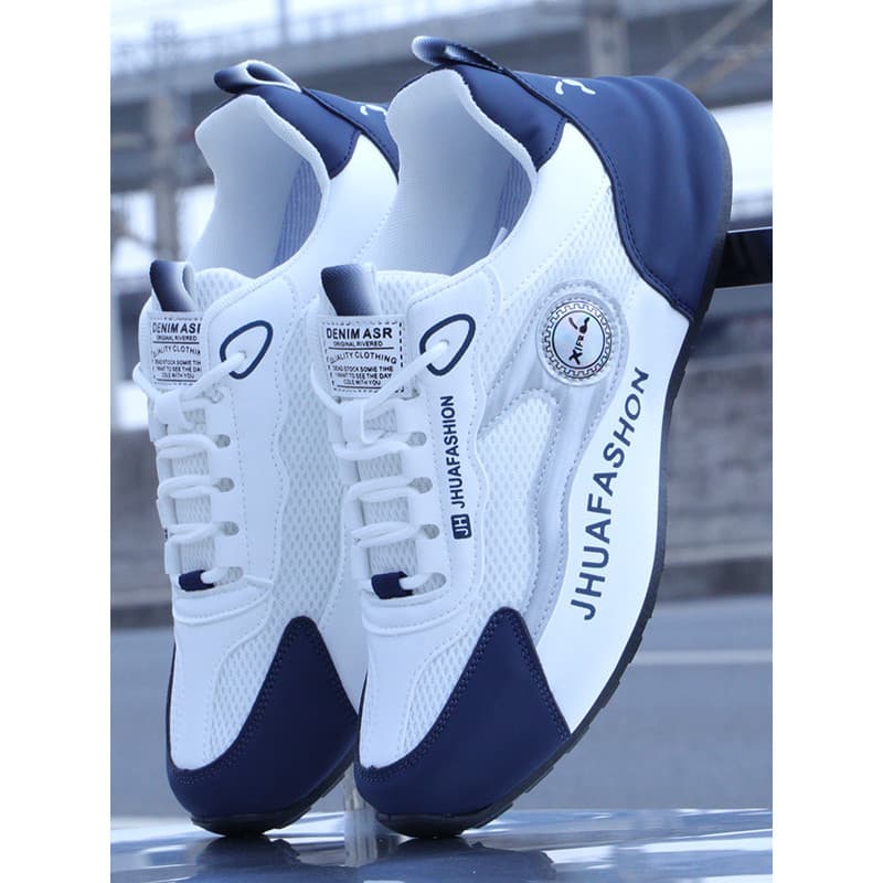 Primavera verão novo estilo malha respirável esportes sapatos casuais leve All-Match sapatos de sola macia papai antider