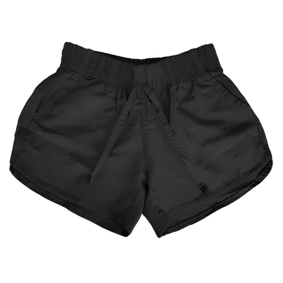 Shorts Tactel Feminino Saída de praia pareô Canga Short de Academia