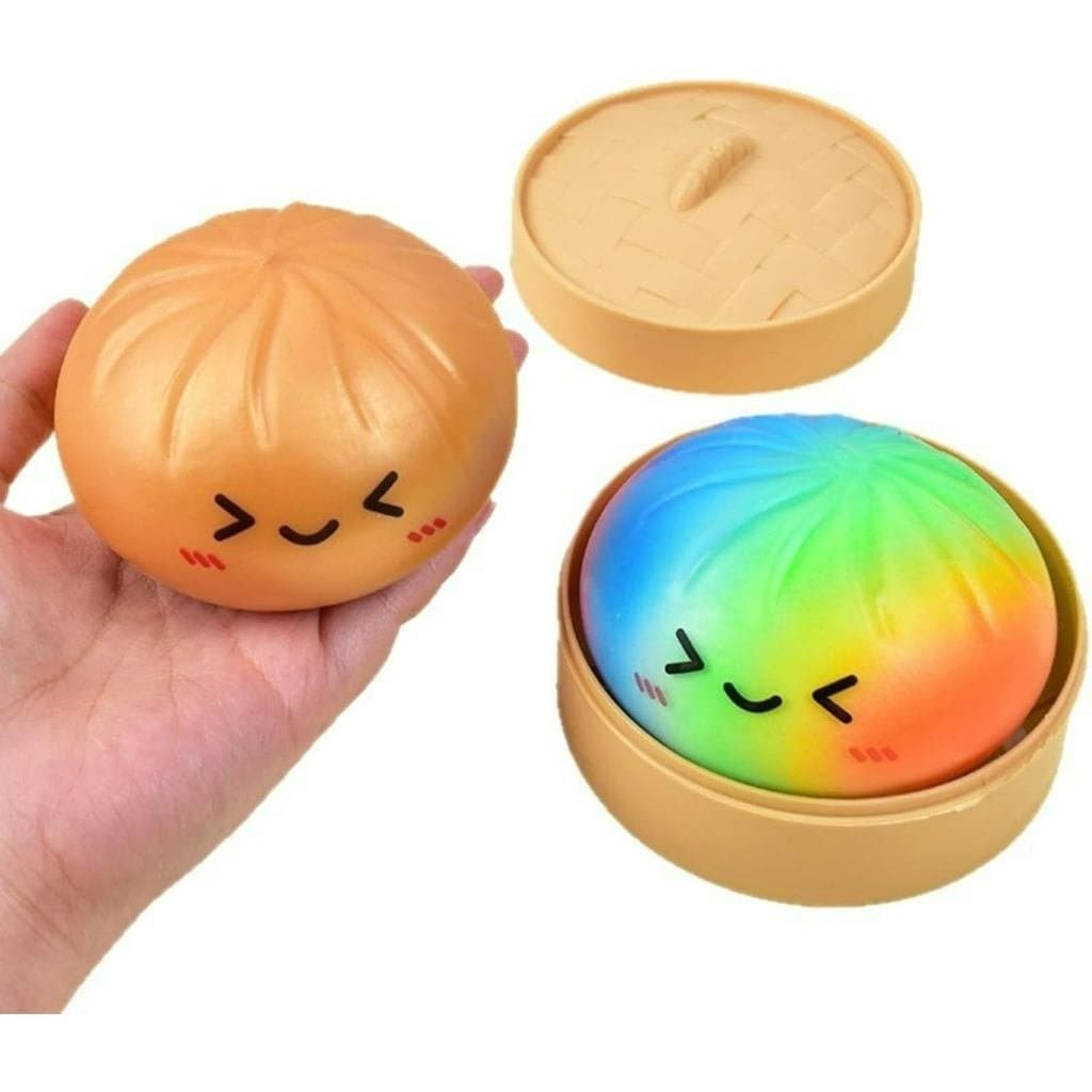 10 Pãezinhos Grandes de Pelúcia em Cores Aleatórias, Brinquedos de Descompressão para Amassar, Brinquedos Criativos de E