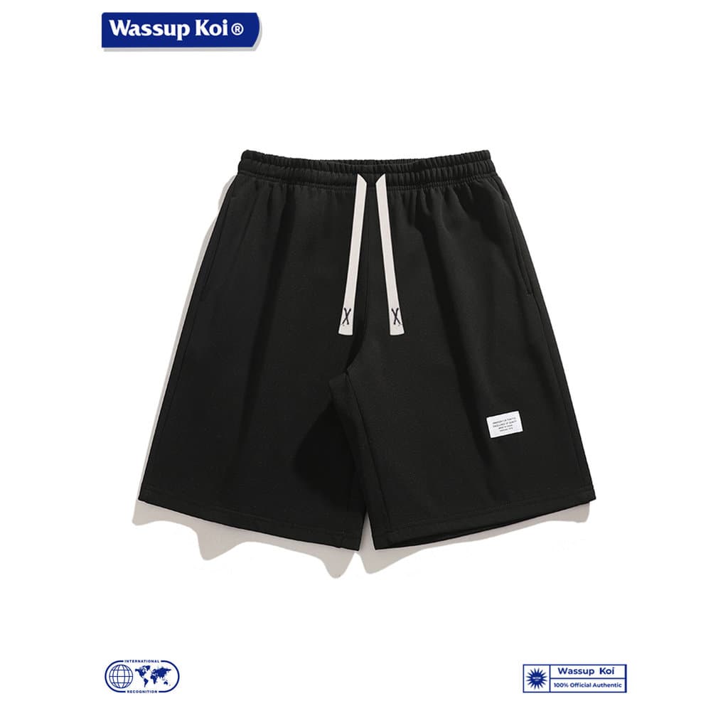 WASSUP KOI Shorts Casuais Americanos Homens Verão Solto Esportes Calças de Cinco Pontos Street Wear Calças de Praia Espo