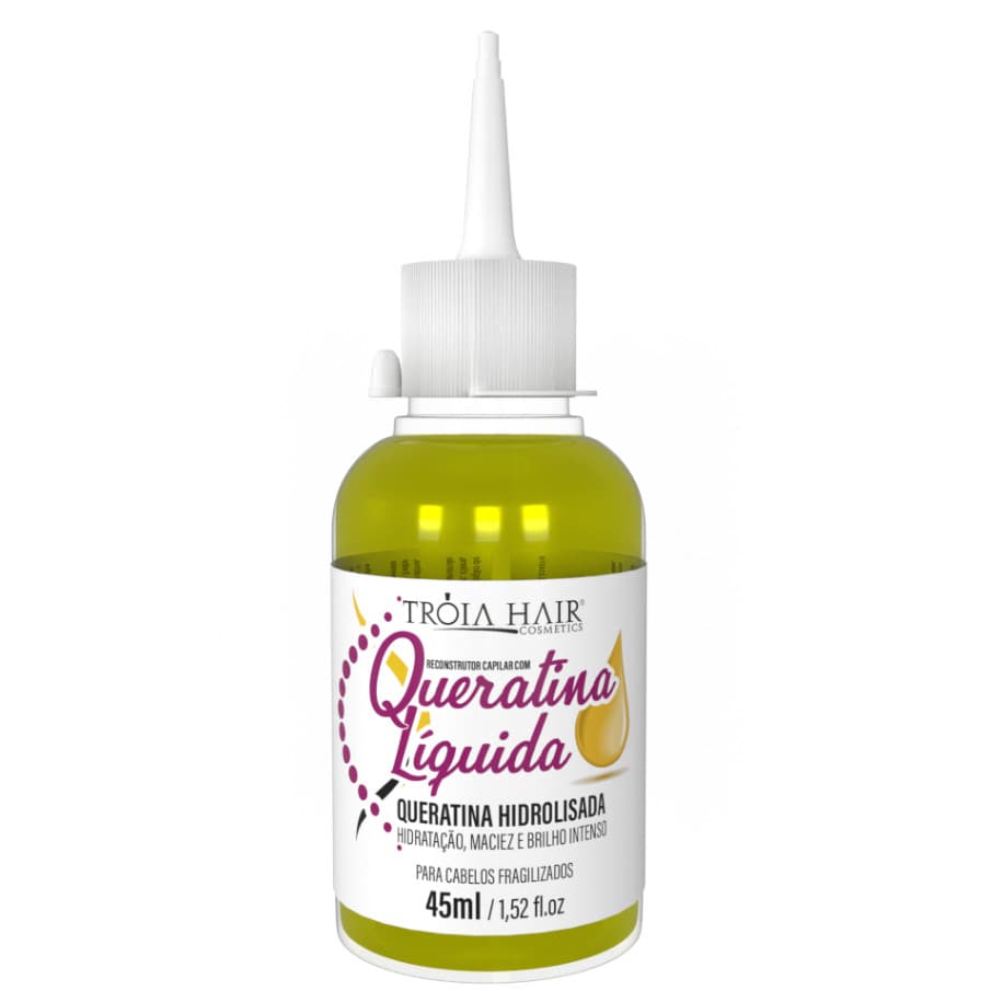 Queratina Líquida Brasileira 45ml | Reconstrução, Maciez e Brilho Intenso com Geleia Real
