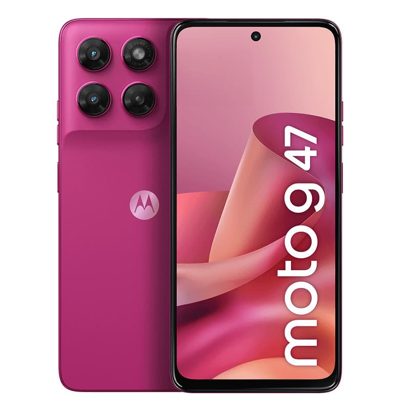 Smartphone Motorola Moto G47 5G 256GB - Rosa, 12GB (4GB RAM + 8GB RAM Boost), Câmera 50 MP e Tela 6,7"