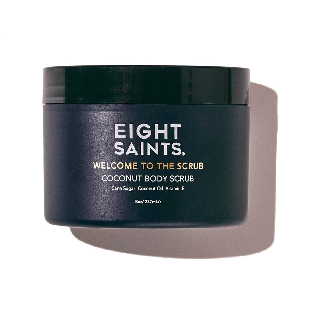 Eight Saints Welcome to the Scrub Esfoliante Corporal de Coco, Esfoliante de Açúcar para Acne, Celulite, Limpeza Profund