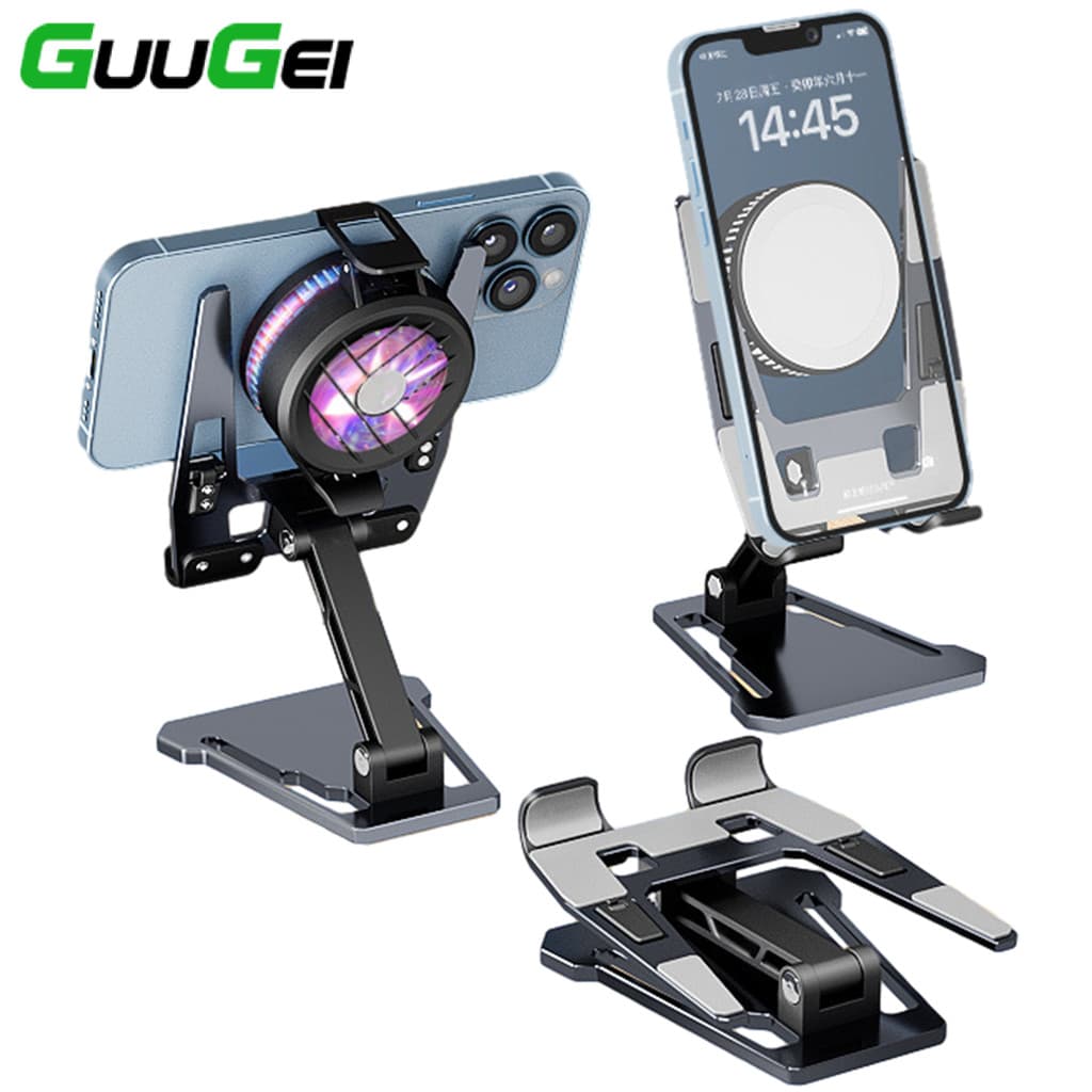 Guugei Suporte Dobrável Para Telefone Tablet Resfriamento De Mesa
