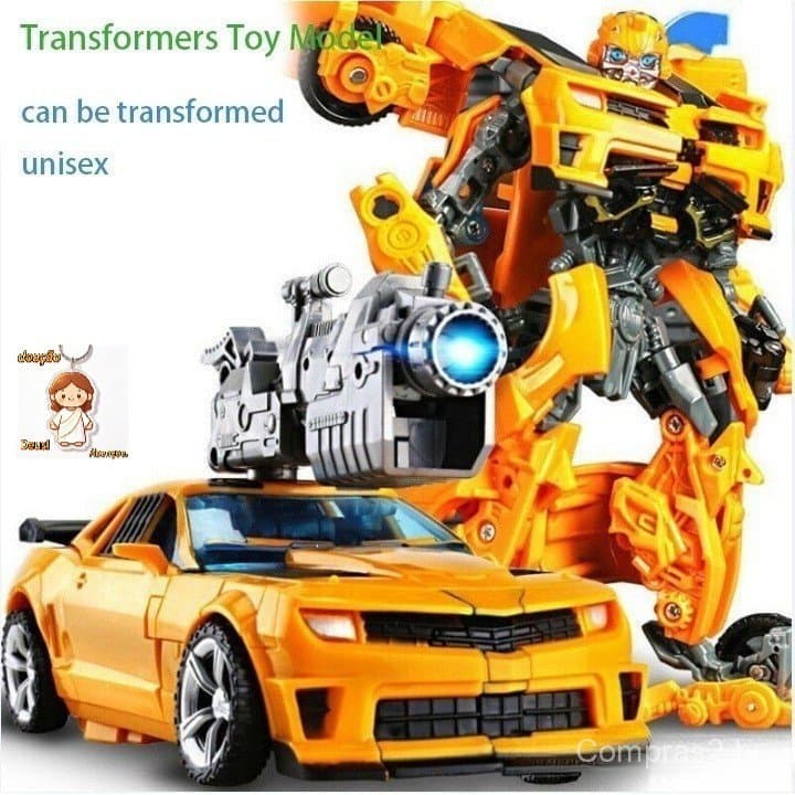 Transformers 5 Modelo Robô/Guerreiro/Wasp Brinquedo Carro Optimus Prime/Bumblebee