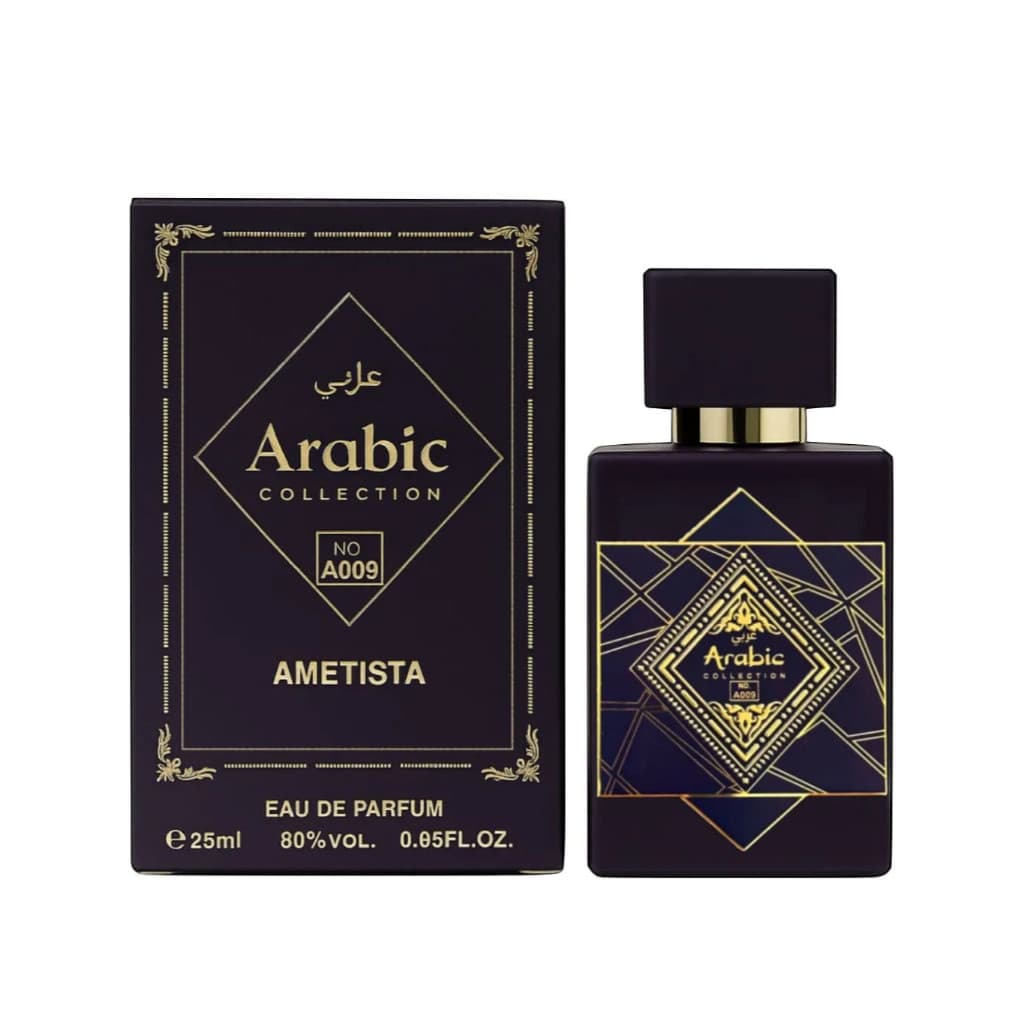 Perfume Arabic Collection A009 – 25ml | Colônia Unissex Floral e Amadeirada Sofisticada
