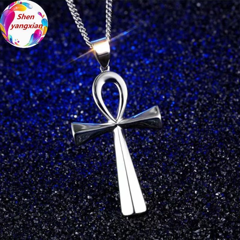 shenyangxian Pingente Egípcio Ankh Crucifixo Nelaces Pingentes Joias Presentes Correntes br
