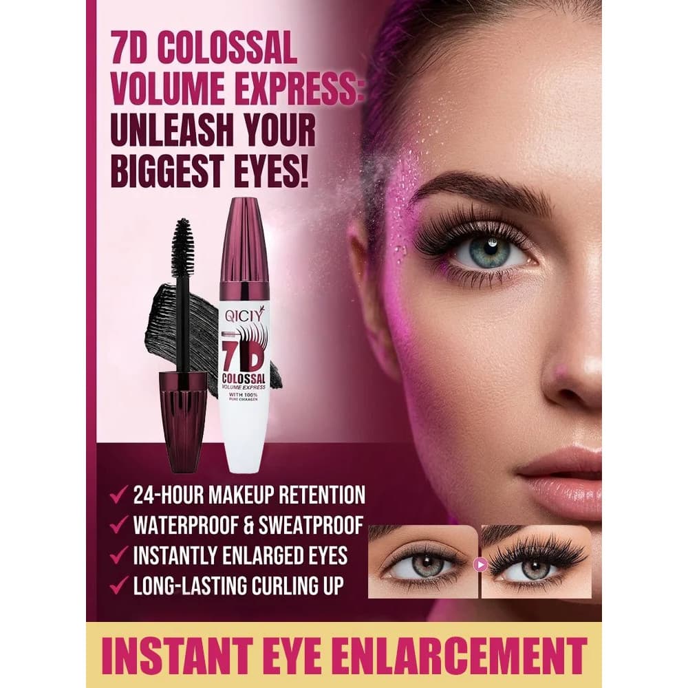 【À Prova D'Água】✨Instant/Waterproof✨ Long-Lasting Mascara/Big Eye Effect Máscara/À Prova D'Água/Durável/Sem Manchas