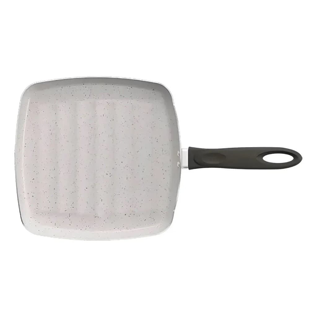 Frigideira Grill Cerâmic Life Suprema 24cm 0,7l Vanilla Ref:7244/358 Brinox