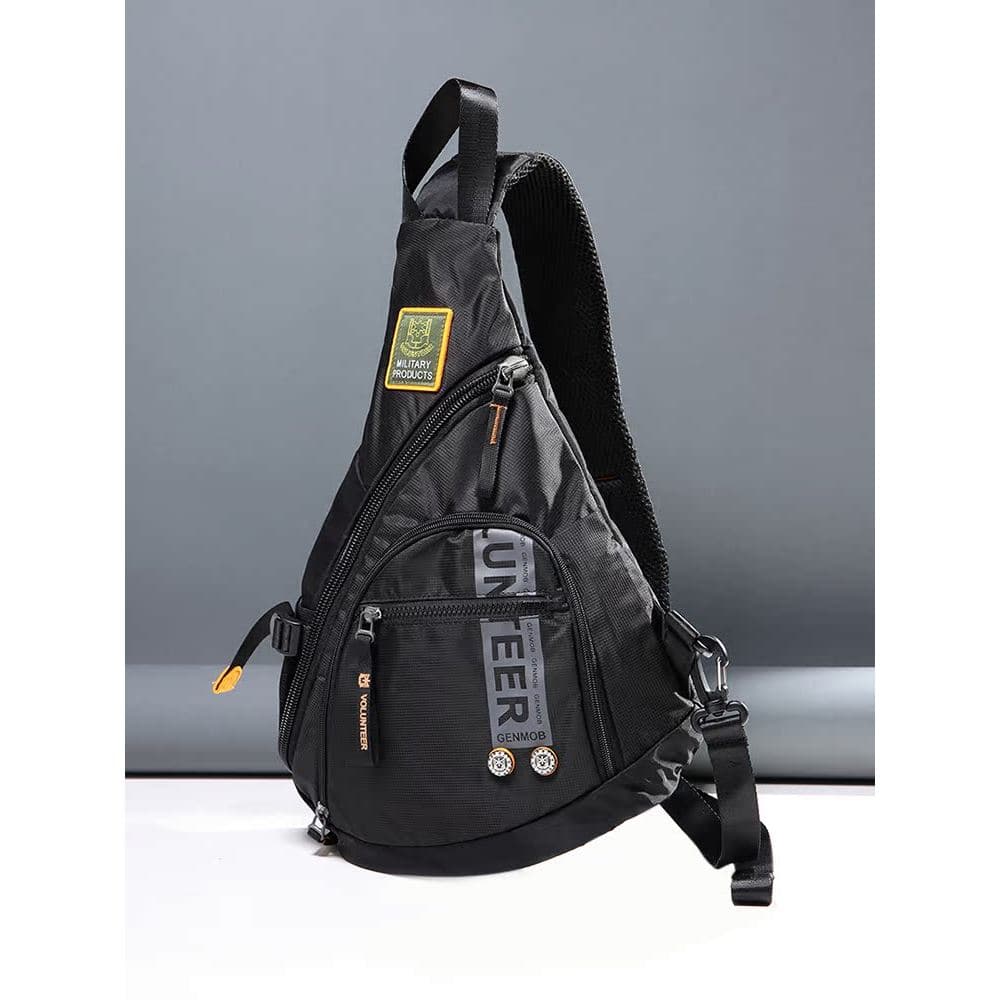 Voluntário novo estilo triângulo gota de água saco um ombro Diagonal multifuncional mochila saco peito esportes ao ar li