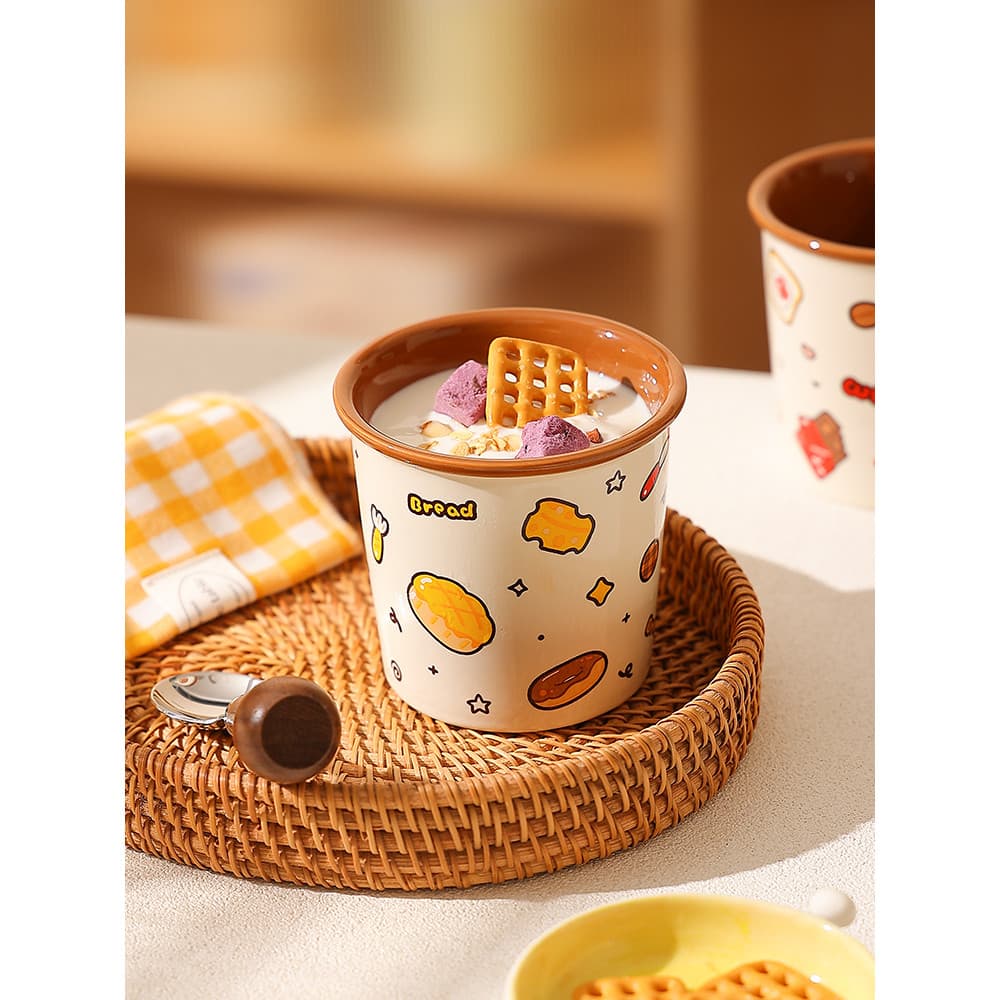 Copo de mão de cerâmica estilo japonês, copo de água feminino requintado e bonito, caneca de café de alto valor, copo de