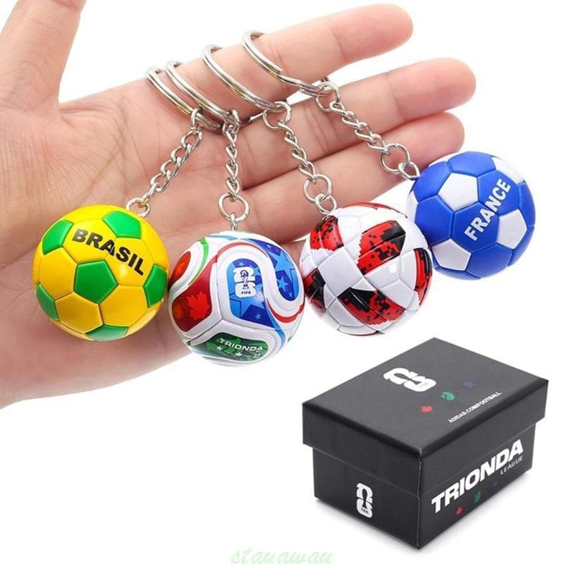 Chaveiro De Resina Com Tema De Futebol SRA Design De 15 Opções Da Seleção Nacional Acessório De Mochila Para Colecionado