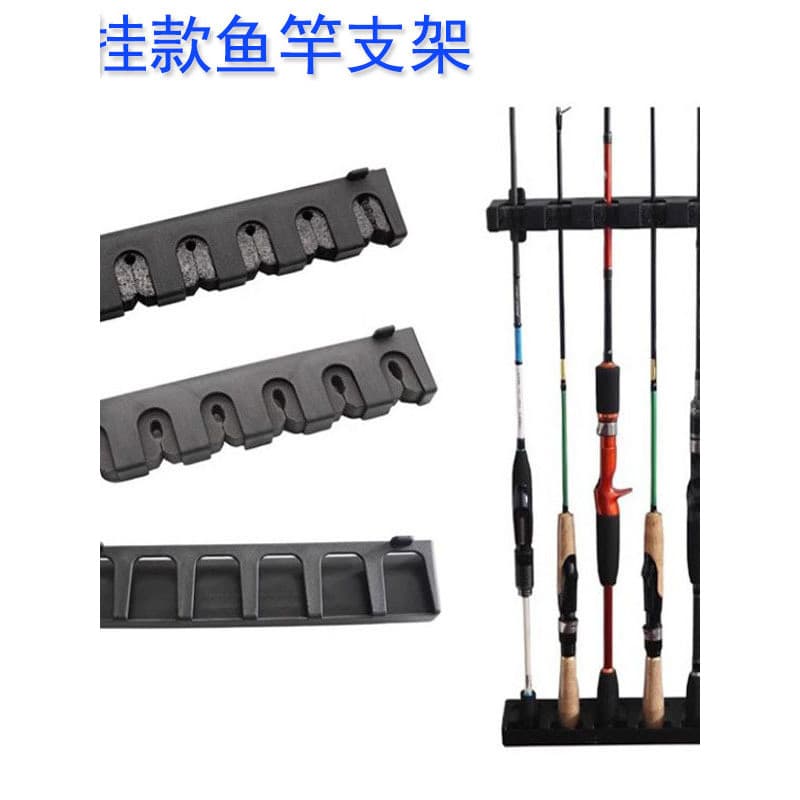 Rack de colocação de vara de isca Vara de pesca de carpa crucian Rack de exibição de vara de armazenamento Rack fixo dom