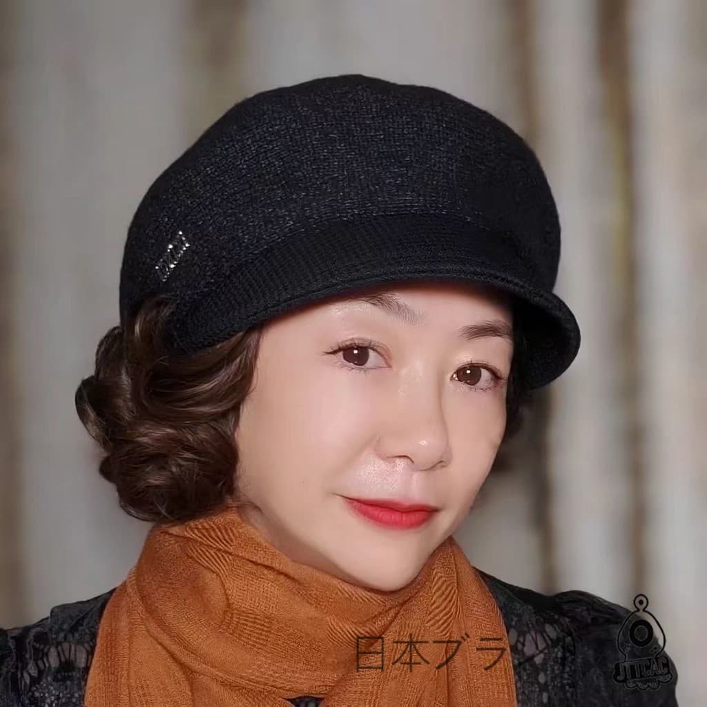 Japão japão JT meia-idade idosos senhoras peruca chapéu tudo-em-um moda mãe capa de cabelo branco peruca Natural capa Be