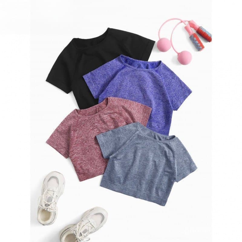 Kit 4 Camiseta Feminina Pro Dry Fit Academia Treino Fitness Yoga