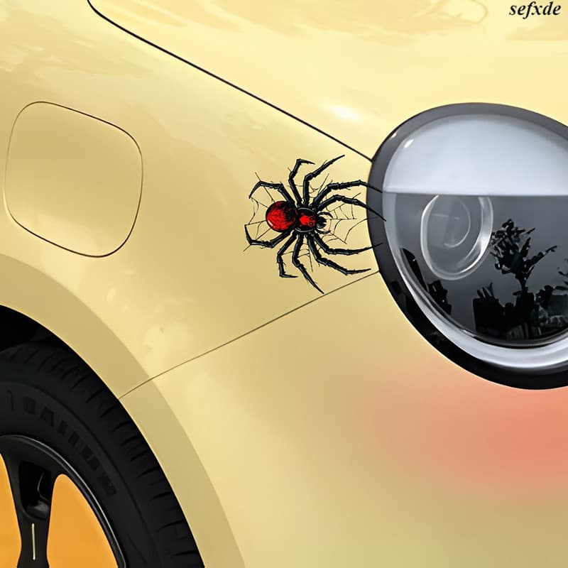 1PC Engraçado Aranha Motocicleta Adesivos À Prova Dwaterproof Água DIY Moto Painéis Laterais Tanque De Combustível Caren