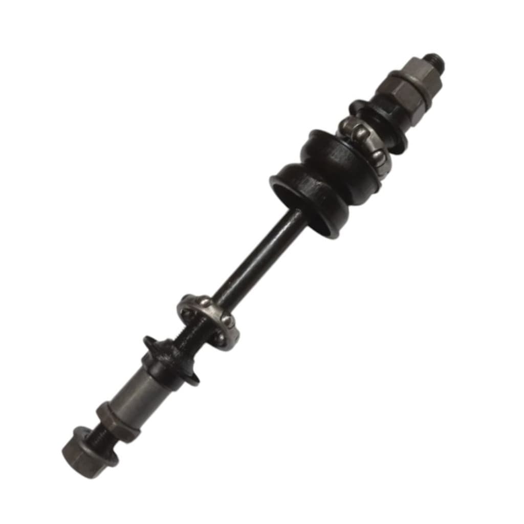 EIXO TRASEIRO BIKE ARO 24 26 29 COM MARCHA COMPLETO 175MM CAIXA COLAR AÇO