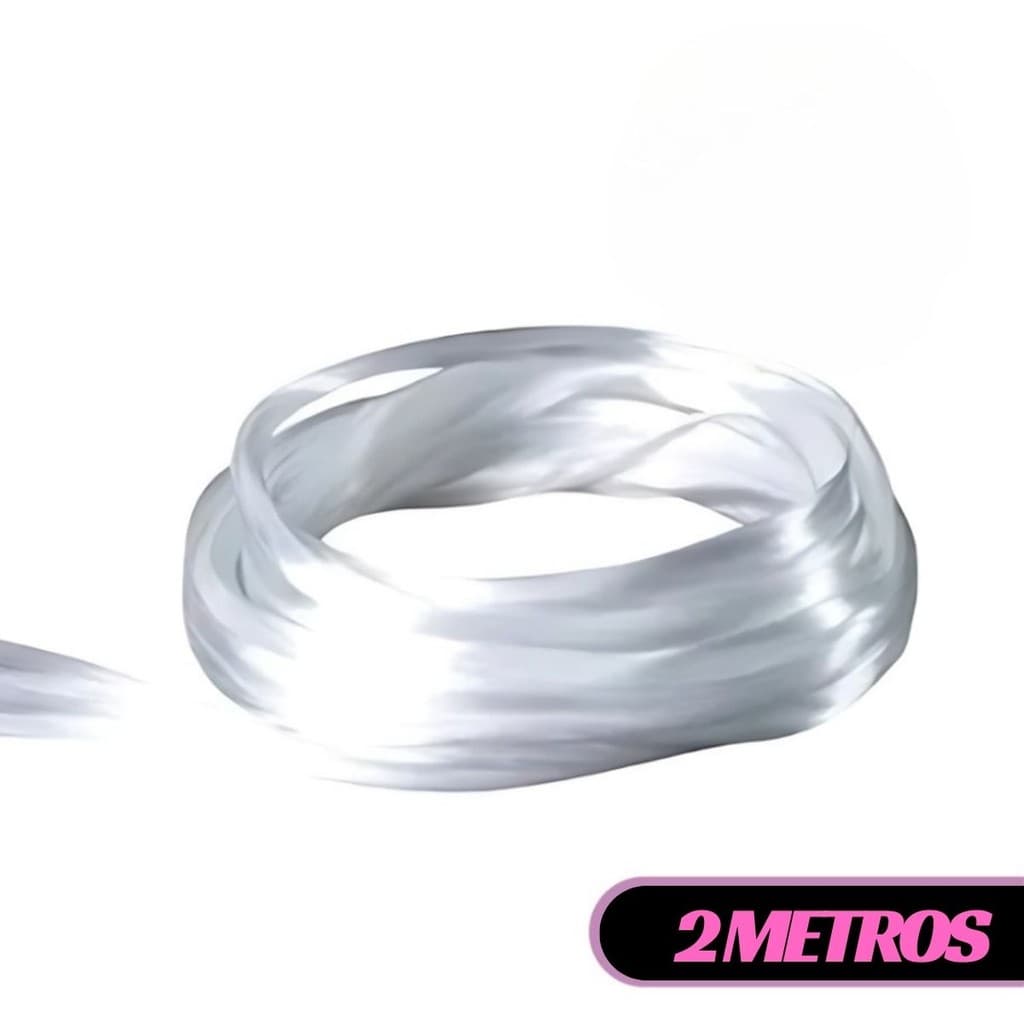 KIT 50 Fibras De Unha Fiberclean fibra de Vidro Profissional 1 Metro/2 Metros Fio A Fio Manicure Bess10/Bess11