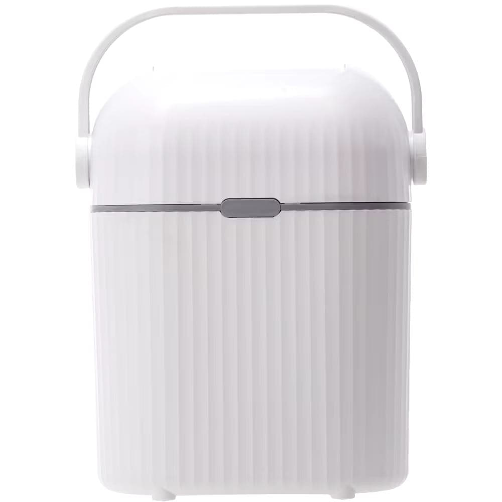 Lixeira Antiodor Buba para Fraldas Lixo Mágico Branca 9 Litros