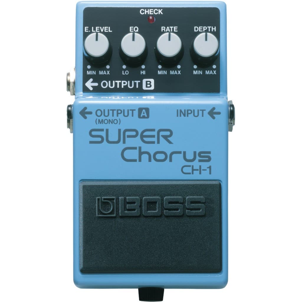 Pedal de Efeito Para Guitarra Boss Super Chorus CH-1