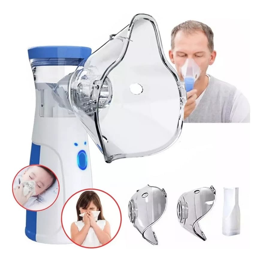 Inalador Ultrassônico Nebulizador Infantil Adulto Gripes