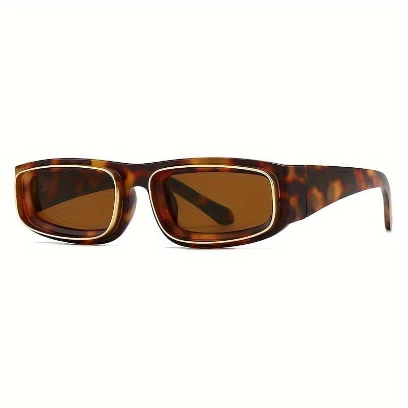 Óculos de Sol Fashion Pequenos Retangulares para Mulheres e Homens, Anti-reflexo, Óculos de Sol Esportivos para Ciclismo