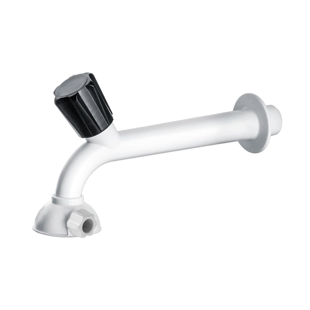 Torneira Plástica Pvc 10,15,18cm para Cozinha, Pia e Tanque com Chuveirinho
