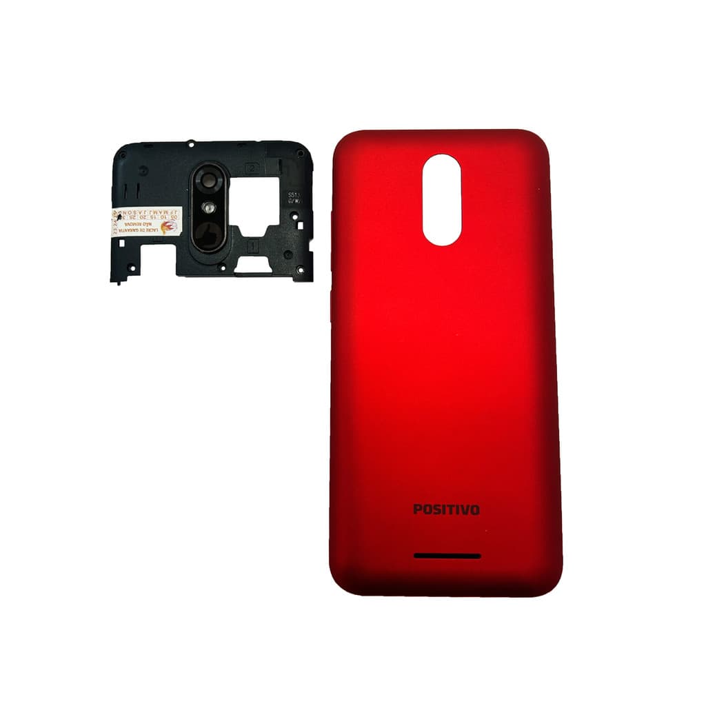 Tampa Traseira  Vermelha Smartphone Positivo Twist 3 Fit S513