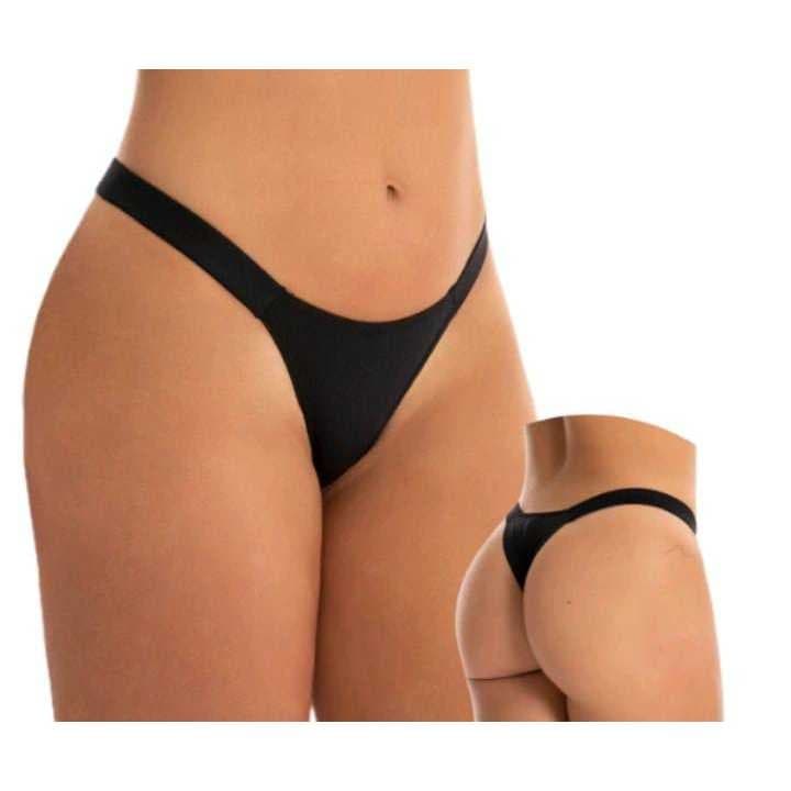 Promoção Kit 6 Tangas Calcinhas Intimate Coloridas Fio Duplo com Tirinhas