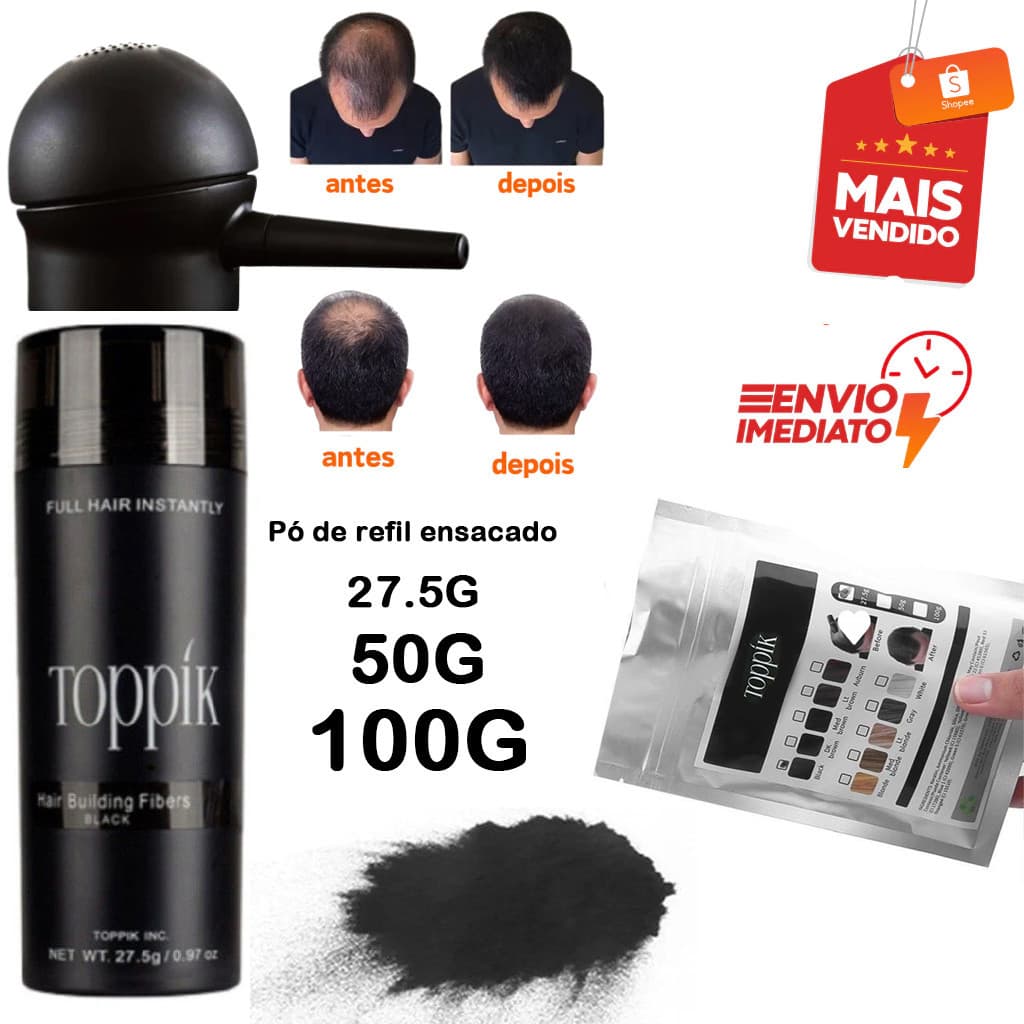 A linha fina do cabeleireiro do cabelo do esparso modifica o pó do cabelo da densidade