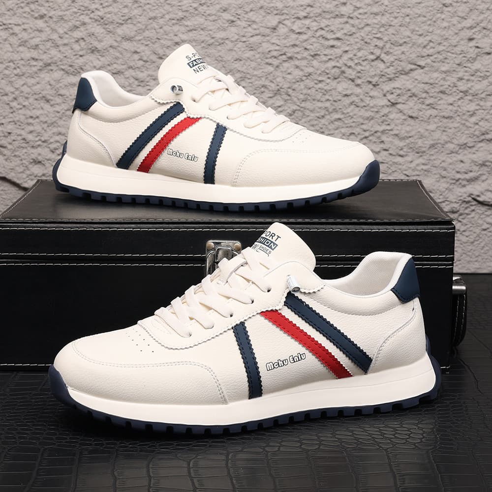 Sapatos masculinos 2026 novo estilo sapatos brancos Retro Forrest Gump sapatos leves respiráveis sapatos de treinamento