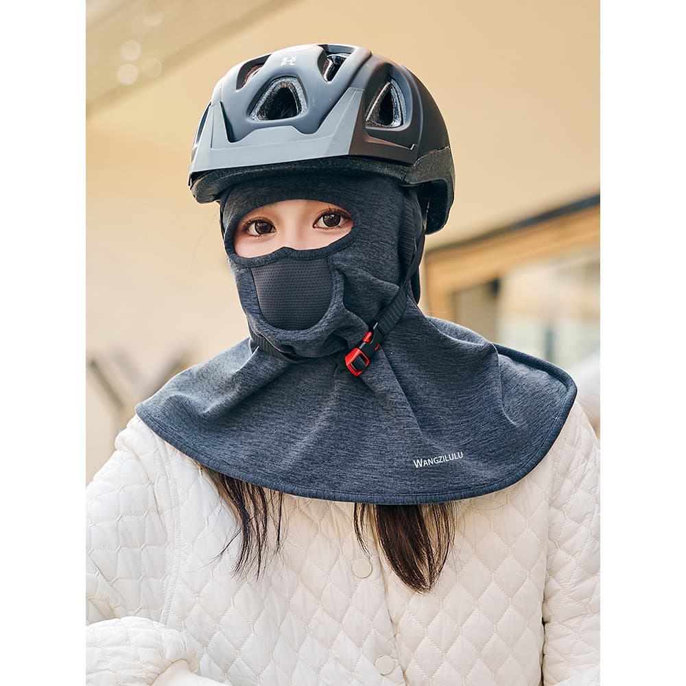 Máscara de ciclismo feminina inverno quente máscara de proteção de ouvido rosto cheio proteção contra frio proteção de p