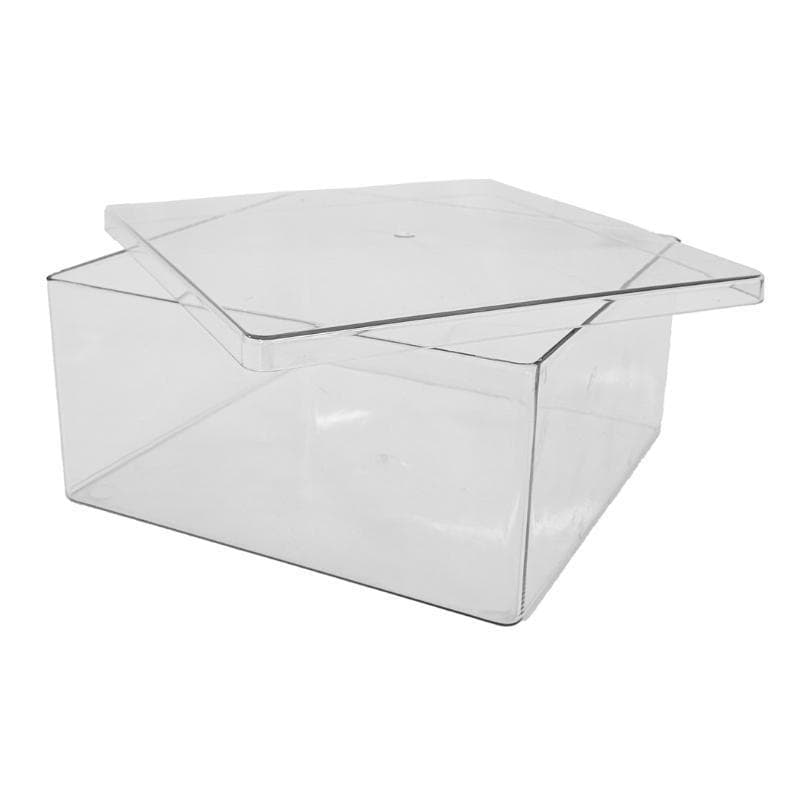 Caixa Cake Box Quadrada C/tampa 2 L Sobremesa Doces Bolo