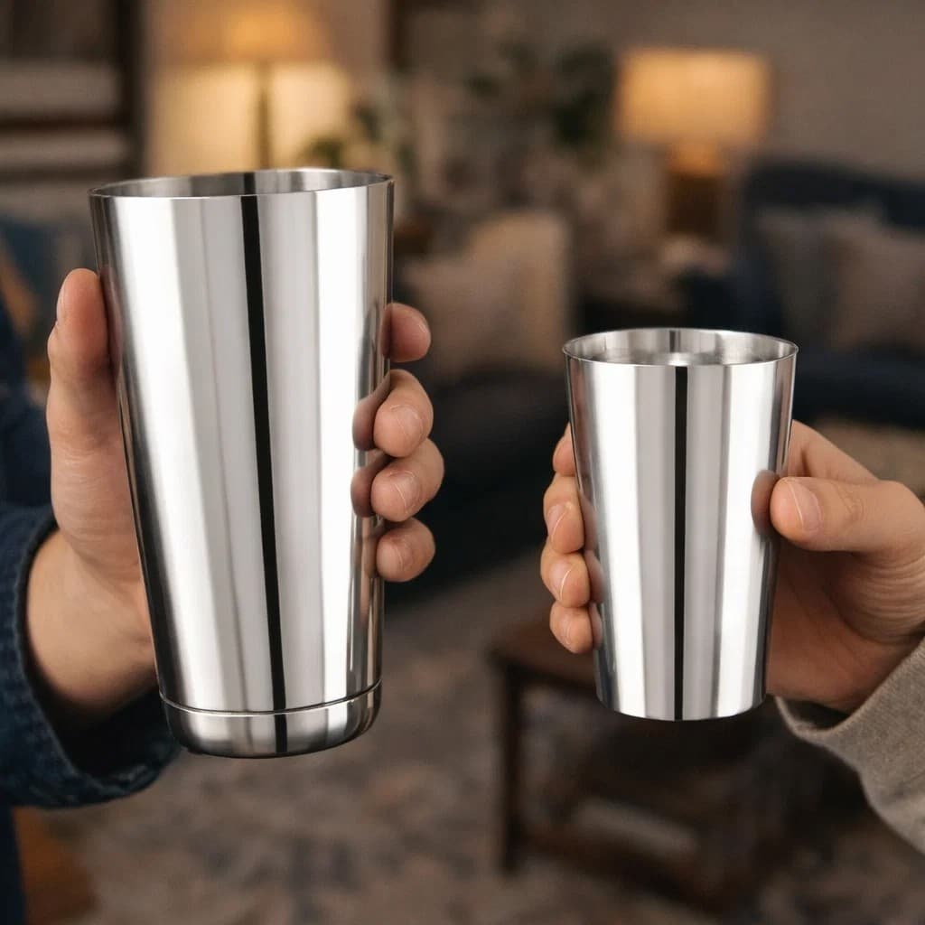 Coqueteleira Profissional em Inox 820ml para Drinks