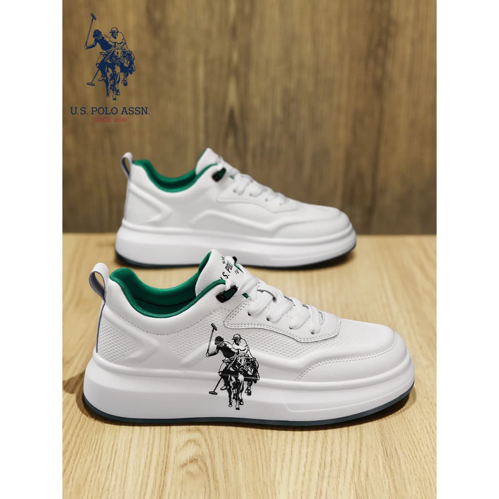 USPOLO.ASSN.Little sapatos brancos masculinos novo estilo verão respirável estilo Super quente na moda All-Match esporte
