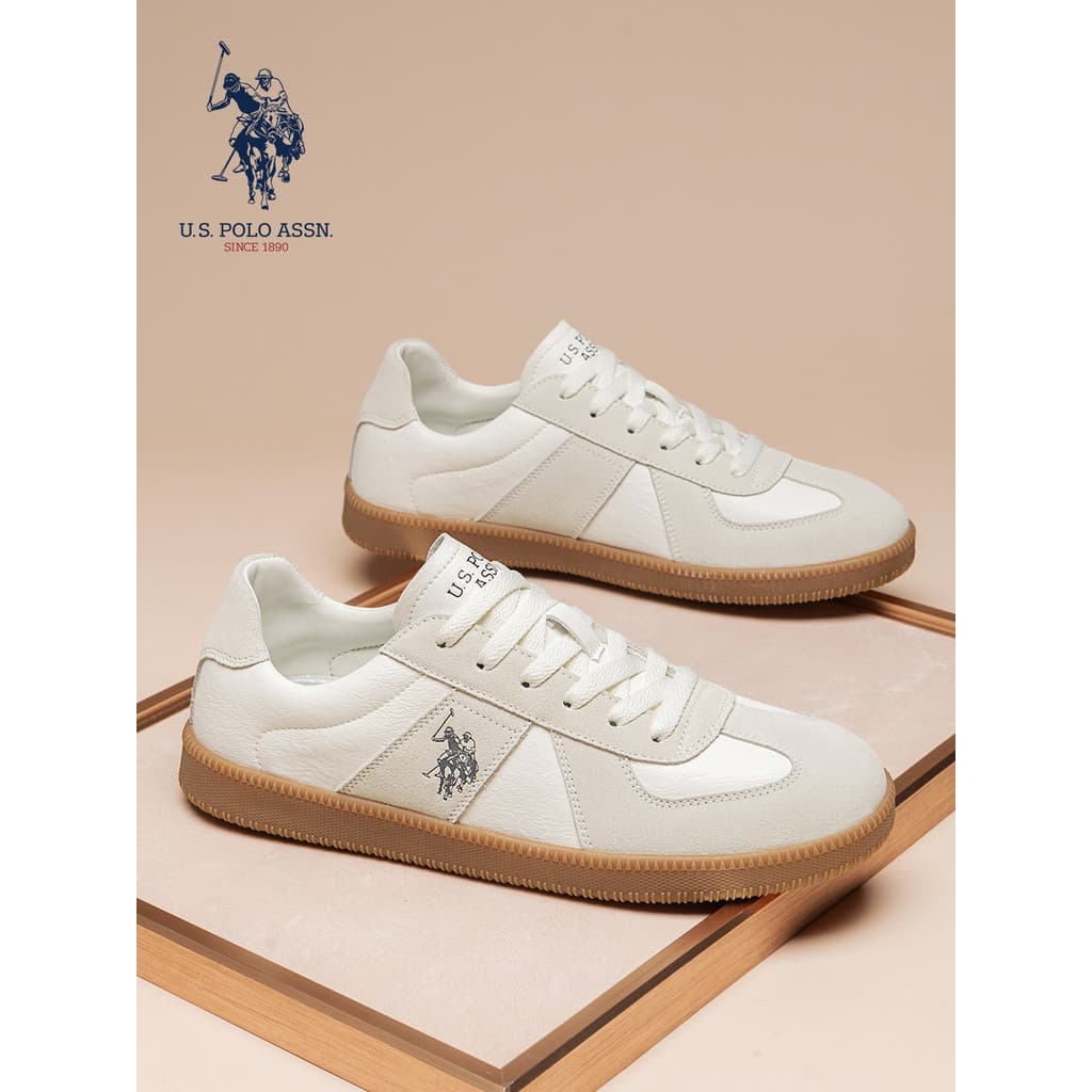USPOLO.ASSN.Moral Training Shoes Homens 2026 Novo Estilo Verão Respirável Venda Quente Pequenos Sapatos Brancos All-matc