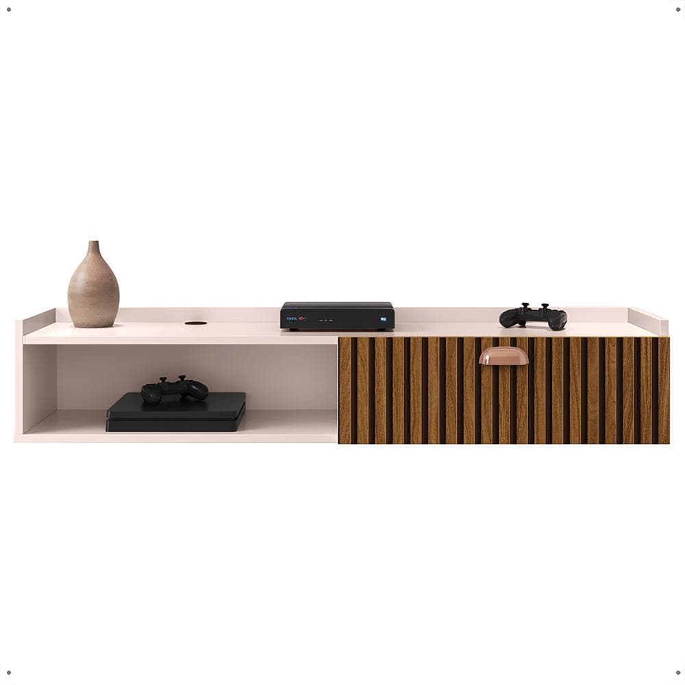Rack Suspenso Home Pequeno Decoração Sala Estar Quarto Tv