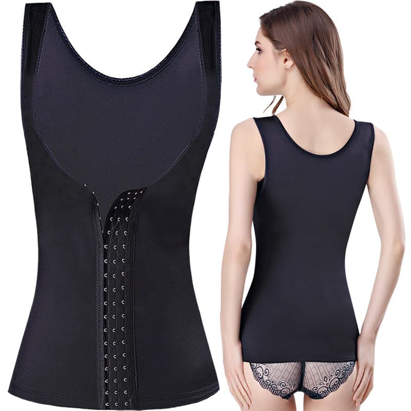 [Oferta Especial] Colete Modelador Fino de Verão para Controle Abdominal Pós-parto e Reparação do Estômago, Colete Model