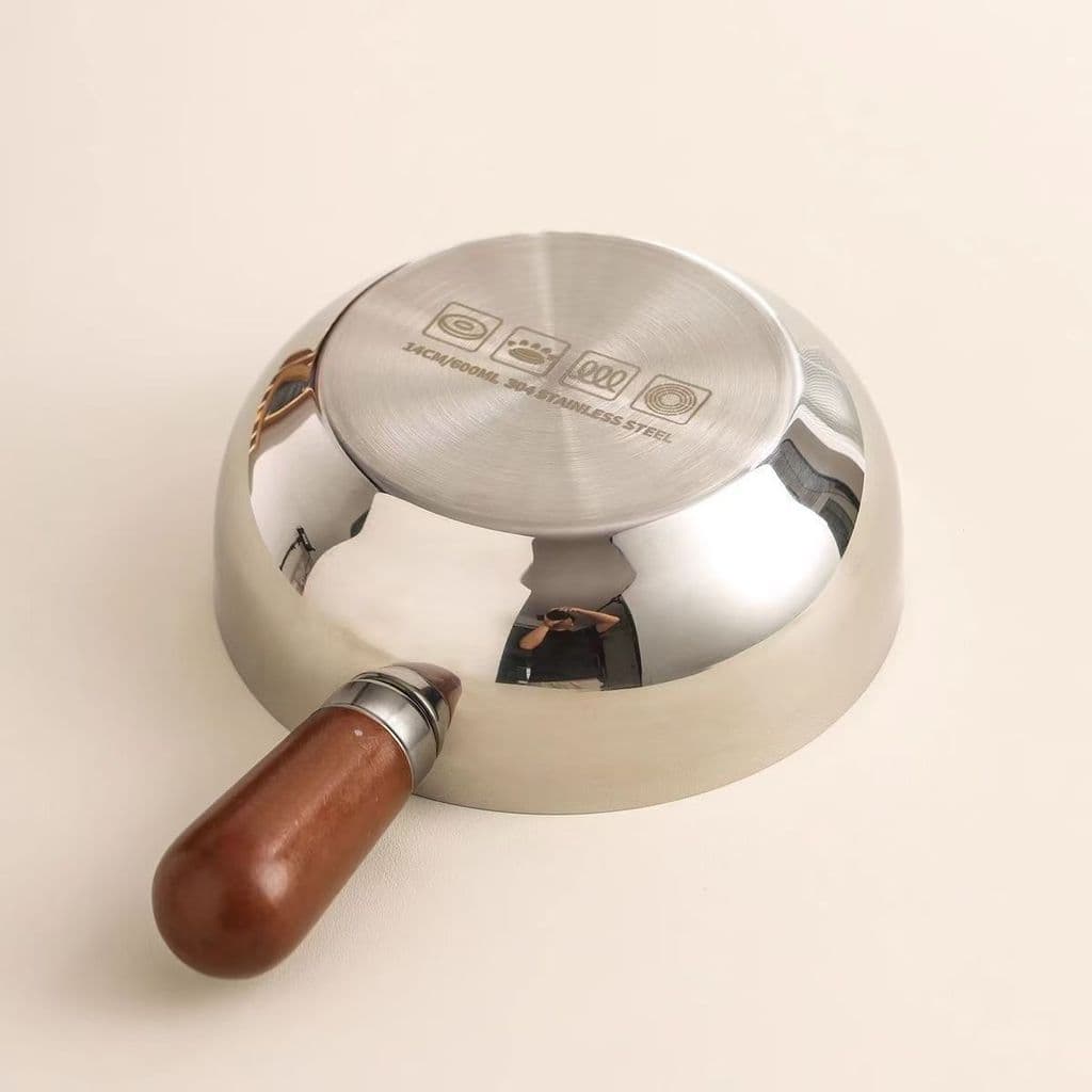 Pote de macarrão instantâneo de aço inoxidável Comida para uma pessoa Pote pequeno Pote de lanche de madeira de pêssego