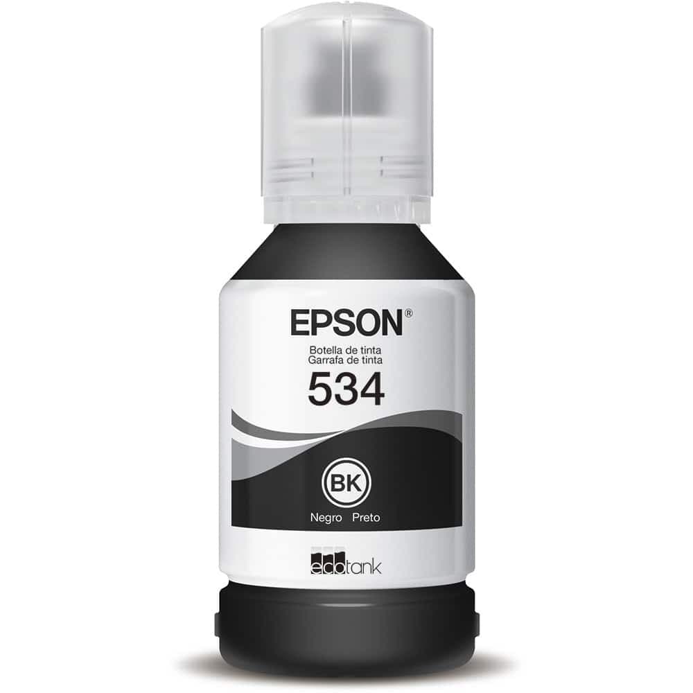 Refil de Tinta 534 Ecotank Preto T534120 - Epson