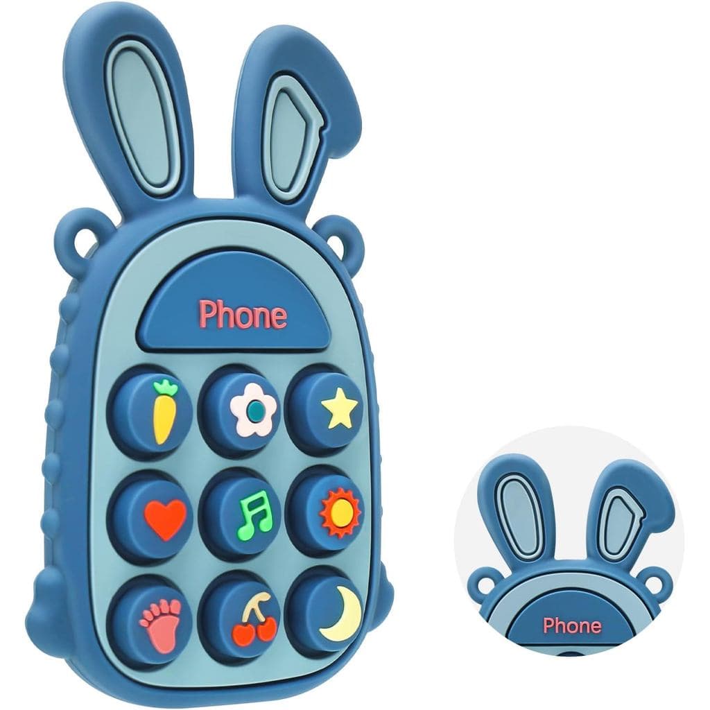CLDY Brinquedos de Silicone para Dentição de Bebês de Páscoa, Mordedor de Gel para Páscoa 3 Meses+, Brinquedo Sensorial