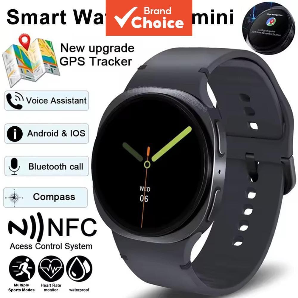 GT8 Smartwatch Relógio Inteligente Rastreador GPS Tela Amoled À Prova D'água Bluetooth Chamada Homens Mulheres