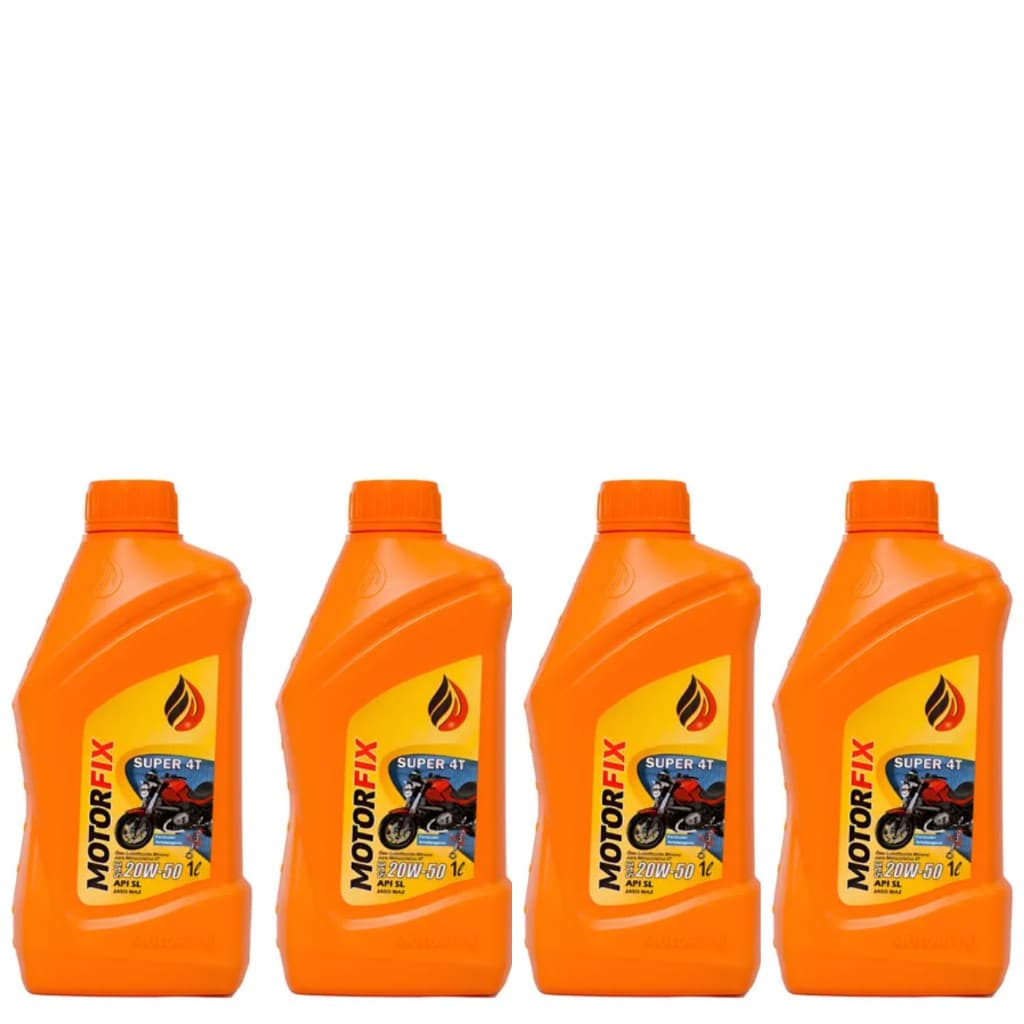 Óleo Motor Moto 4Tempos 20w50 Motorfix Mineral 1Litro